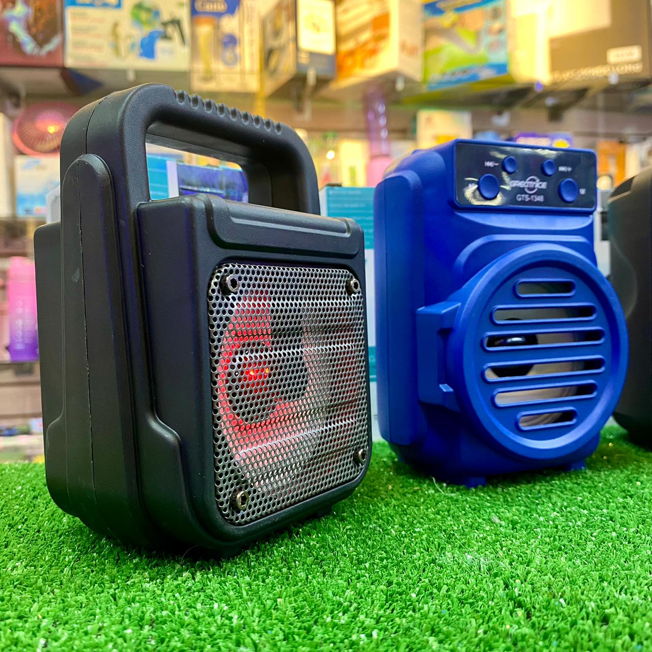 Parlante Bluetooth GTS 3” con Luces RGB – Inalámbrico, Portátil y Multifunción