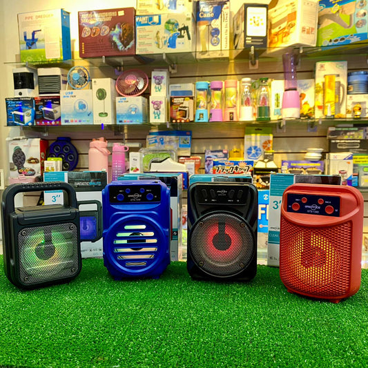 GTS 3” Bluetooth Speaker with RGB Lights – Wireless, Portable, and Multifunction