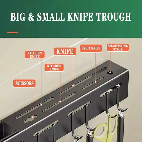 Organizador de Utensilios de Cocina de Pared 60cm