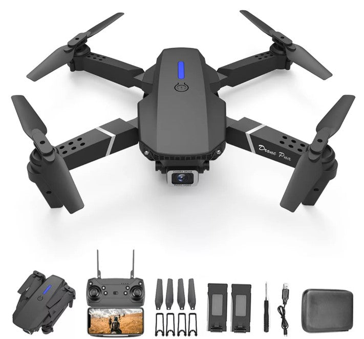 Dron Plegable E99 4K con Cámara Dual HD y Acrobacias 3D – Edición Premium