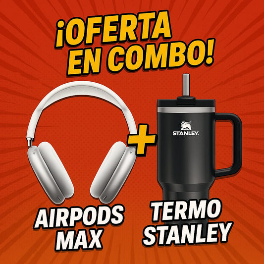AirPods Max + Original Stanley Thermos Combo | Premium Edition