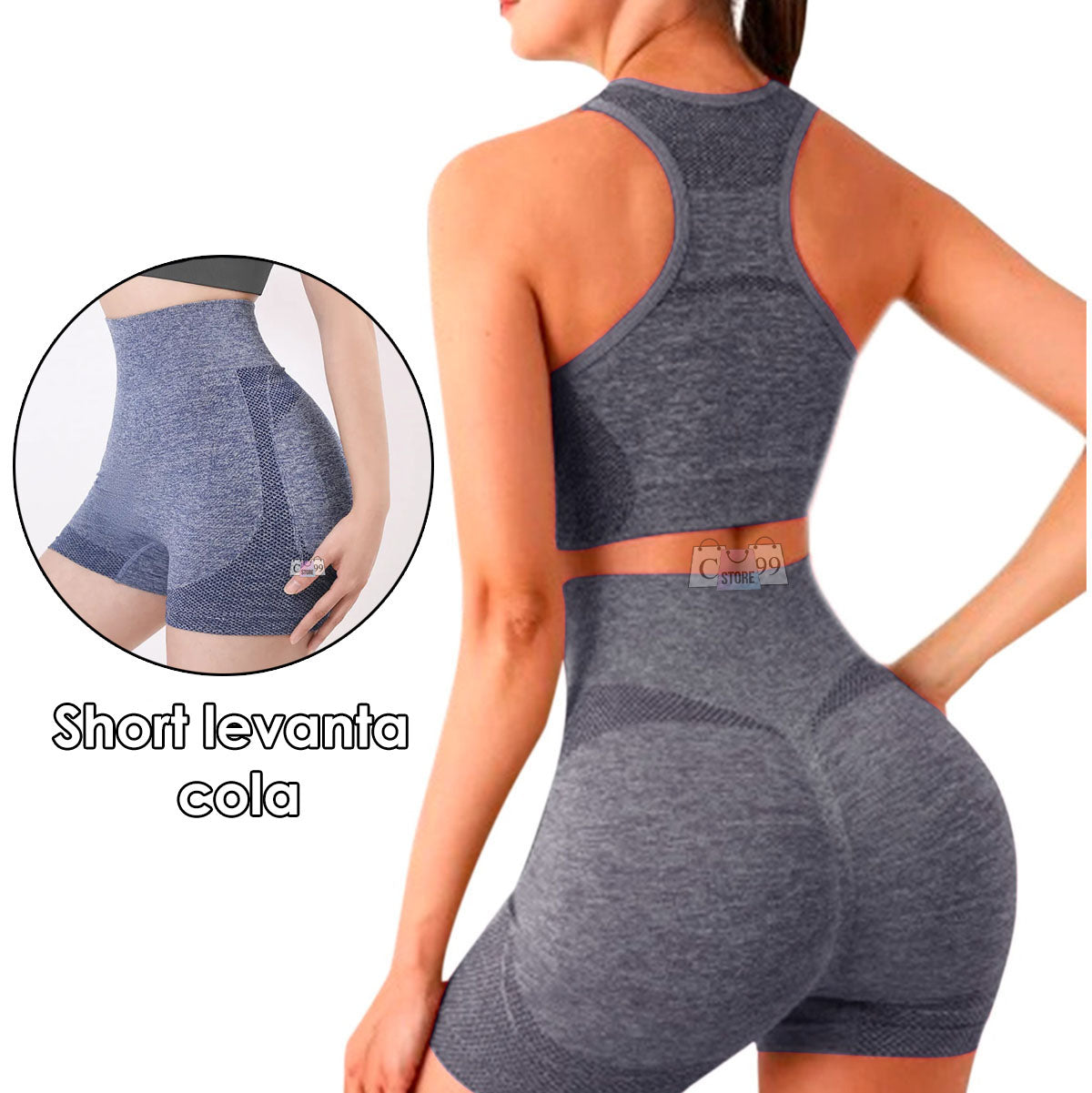 Sports Set Short and Crop Top