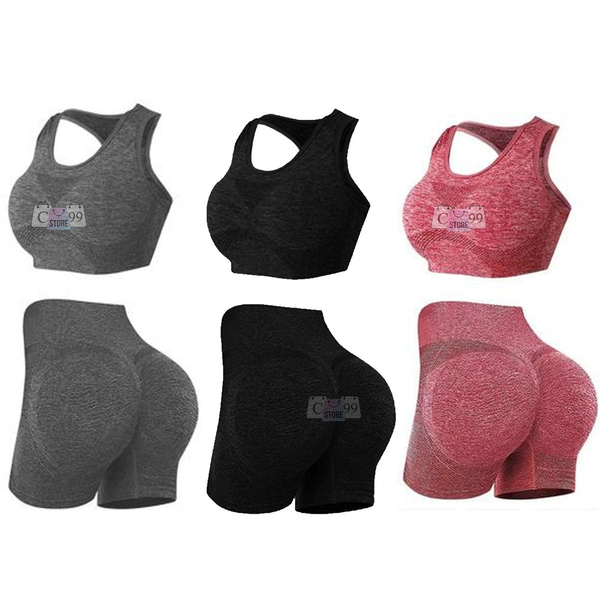 Sports Set Short and Crop Top