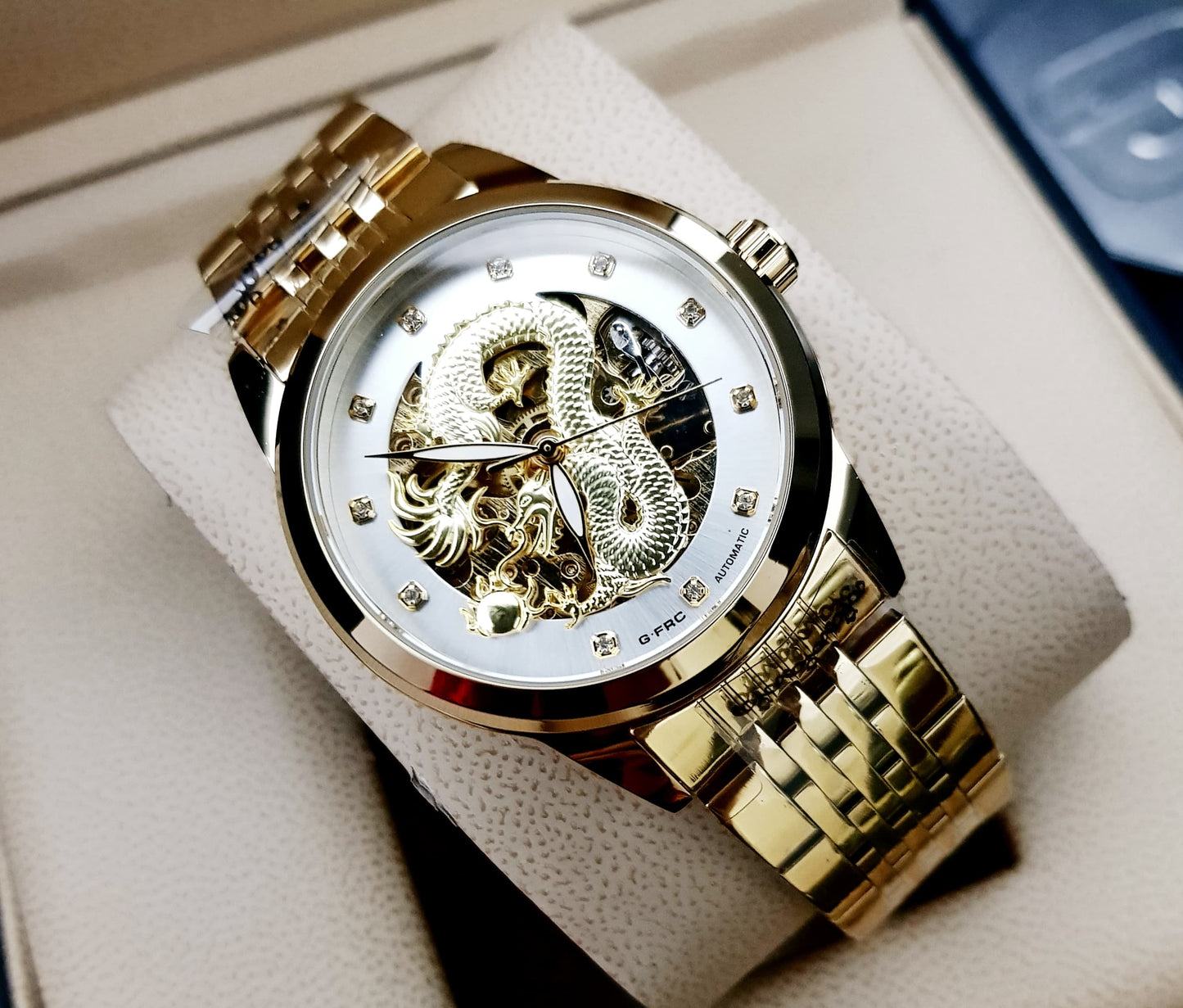 Gforce Automatic Dragon Unisex Watch – Automatic Movement and 3D Dragon Design