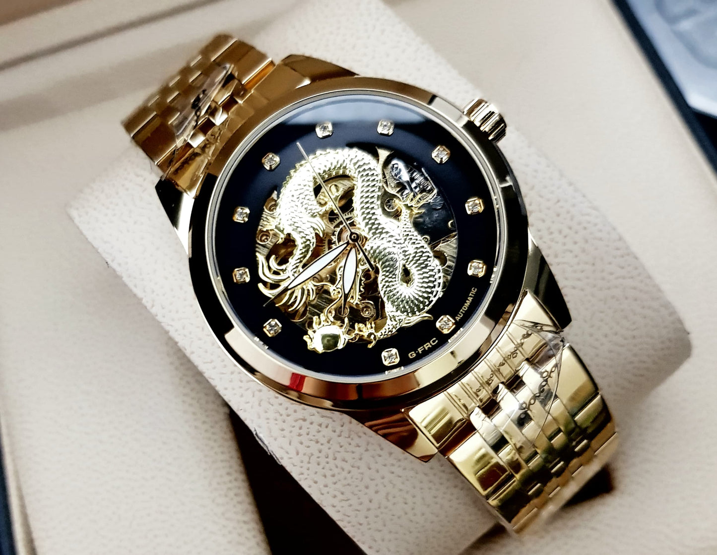 Gforce Automatic Dragon Unisex Watch – Automatic Movement and 3D Dragon Design
