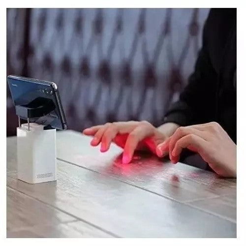 Proyector Teclado Láser KB630-M1 Bluetooth – Blanco