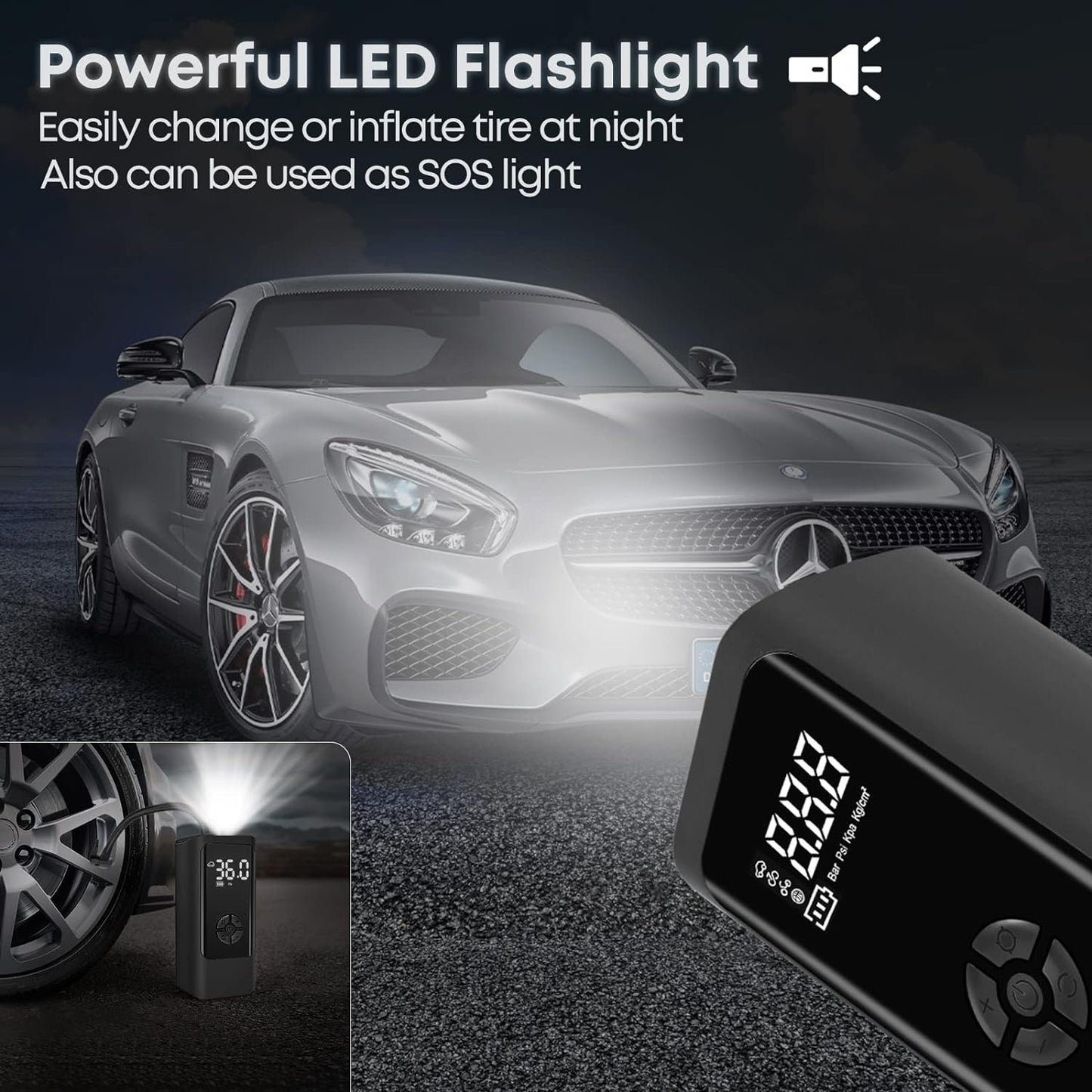 Compresor de Aire Portátil TripRelax 150 PSI