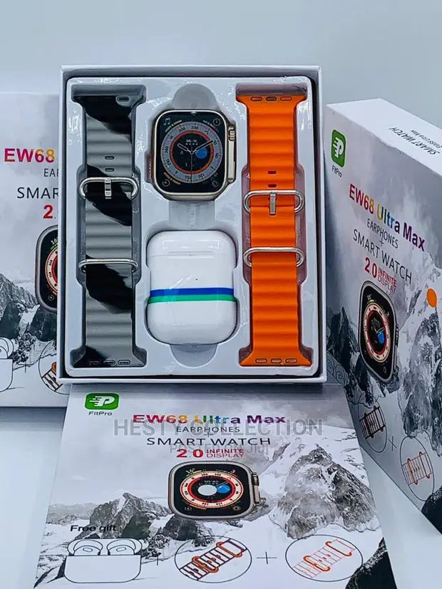 Combo Ultra Antirrobo + Audífonos + Smartwatch T800