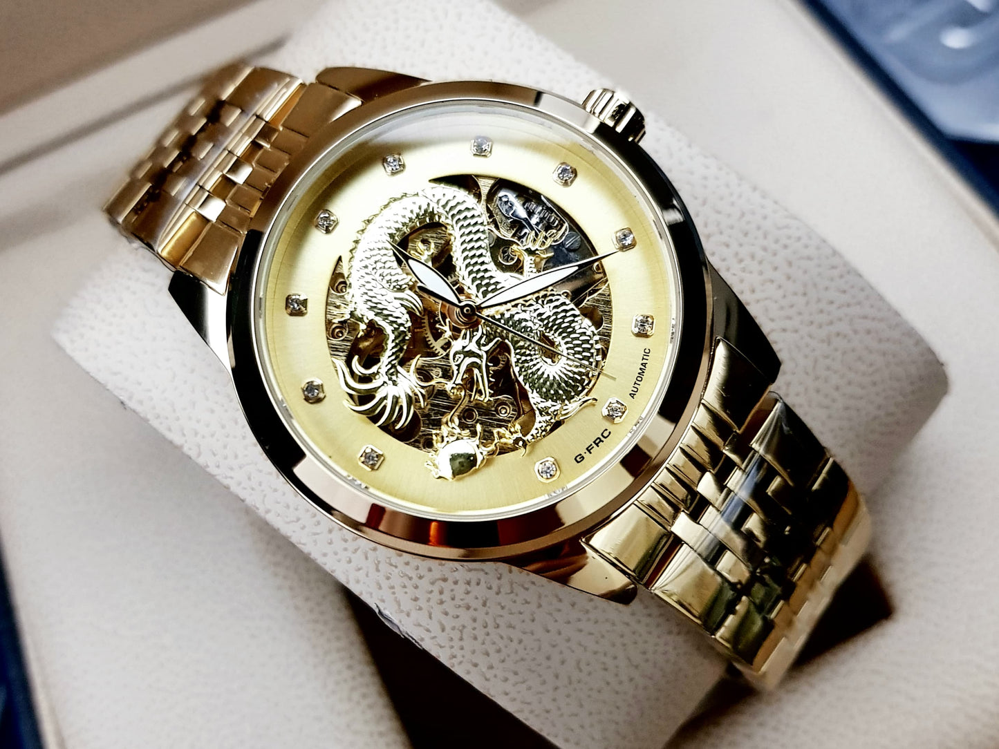 Reloj Gforce Automatic Dragon Unisex – Movimiento Automático y Diseño con Dragón 3D