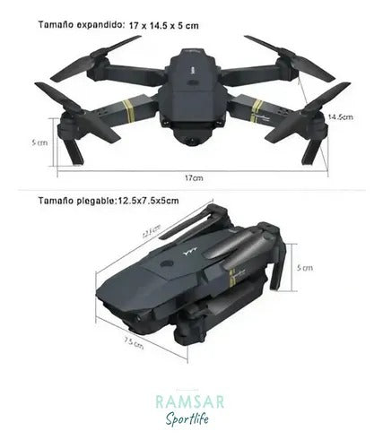 Mini Drone Plegable WiFi HD 720P | Control por Gestos y FPV